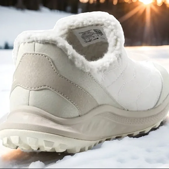 Merrell Antora 3 Thermo Moc Low Top Quilted Ripstop Leather Sneaker Chalk Sz 10 - Picture 5 of 14